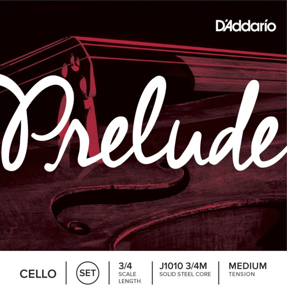 Струни DAddario Prelude Cello 3/4 Medium (J1010 3/4M)