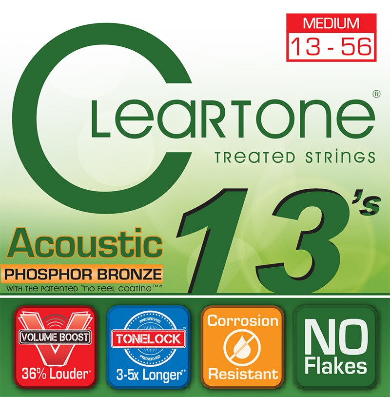 Струни Cleartone Phosphor Bronze Medium 13-56 (7413)