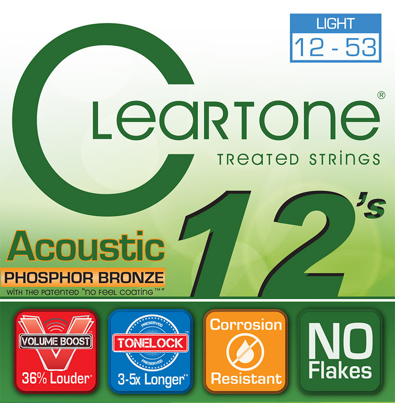 Струни Cleartone Phosphor Bronze Light 12-53 (7412)