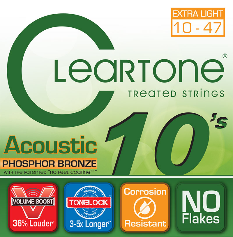 Струни Cleartone Phosphor Bronze Extra Light 10-47 (7410)