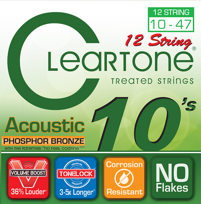 Струни Cleartone Phosphor Bronze 12-String 10-47 (7410-12)