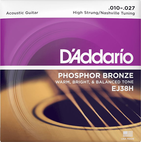 Струни DAddario Phosphor Bronze 10-27 (EJ38H)