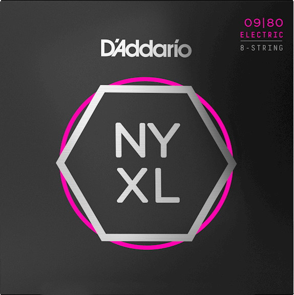 Струны DAddario NYXL Nickel Wound 8-String 9-80 (NYXL0980)