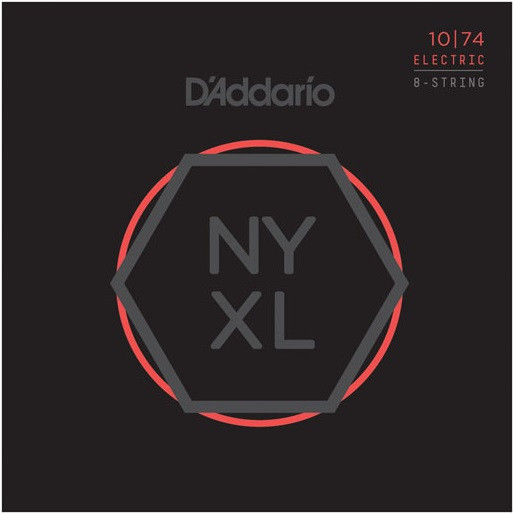 Струны DAddario NYXL Nickel Wound 8-String 10-74 (NYXL1074)