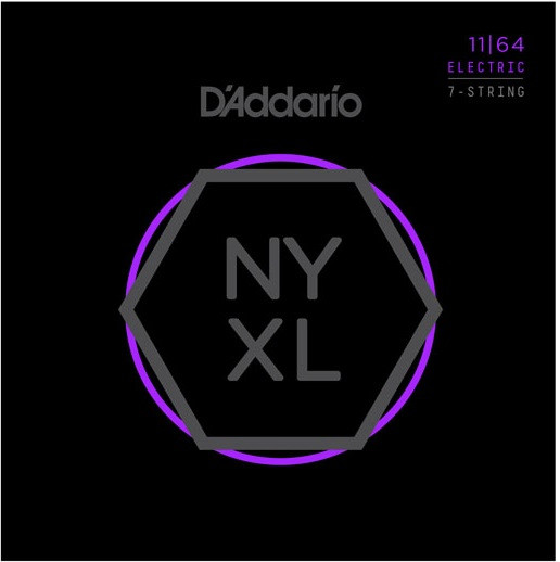 Струны DAddario NYXL Nickel Wound 7-String 11-64 (NYXL1164)