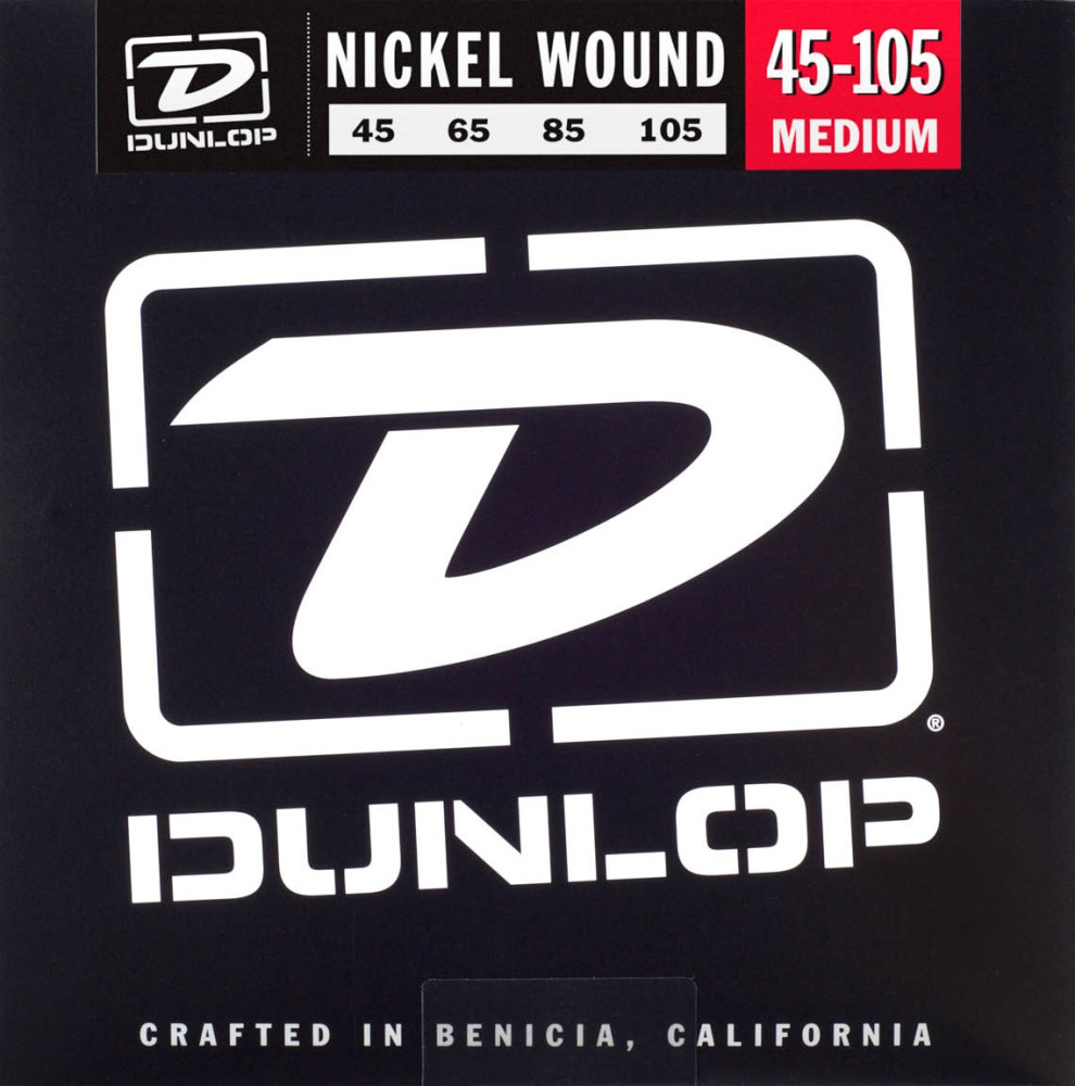 Струны Dunlop Nickel Wound Bass Medium 45-105 (DBN45105)
