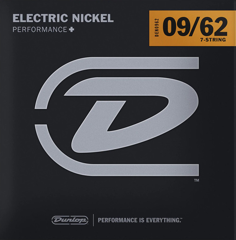 Струны Dunlop Nickel Wound 7-String Extra Light 9-62 (DEN0962)