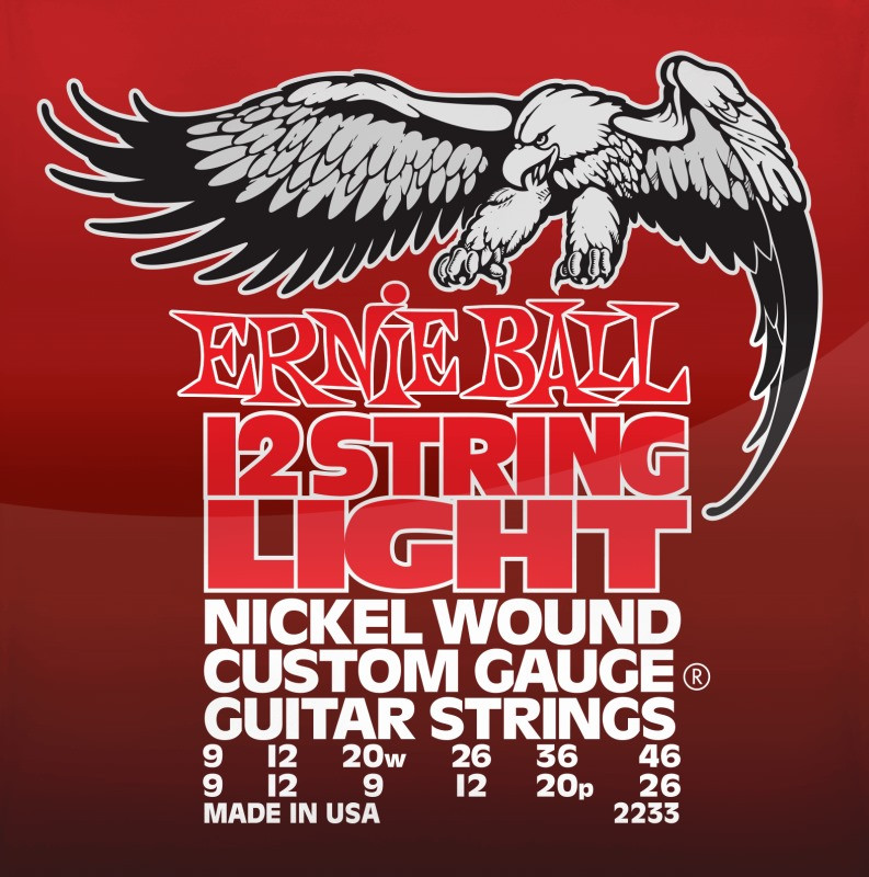 Струны Ernie Ball Nickel Wound 12-String 9-46 (2233)