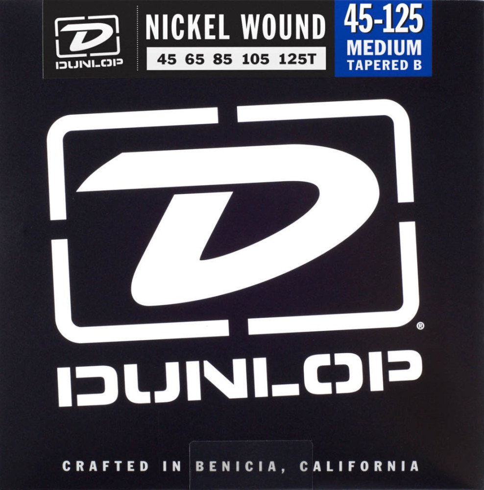 Струны Dunlop Nickel Wound 5-String Bass Medium TB 45-125 (DBN45125T)
