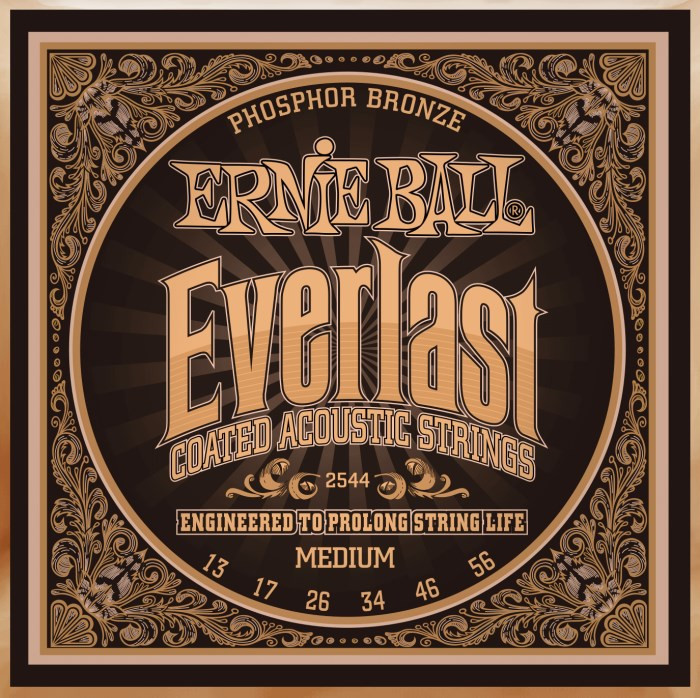 Струны Ernie Ball Everlast Coated Phosphor Bronze 13-56 (2544)