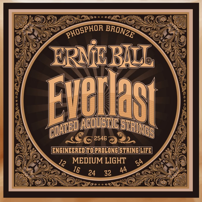 Струны Ernie Ball Everlast Coated Phosphor Bronze 12-54 (2546)