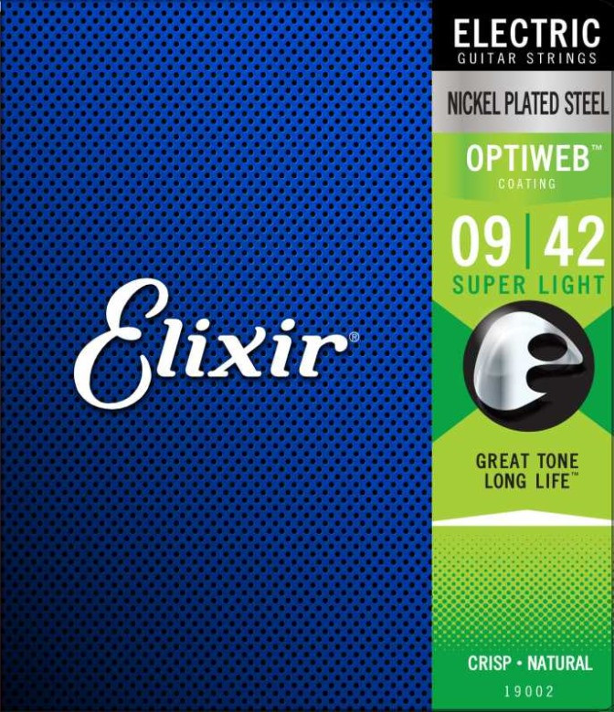 Струны Elixir Electric Optiweb Super Light 9-42