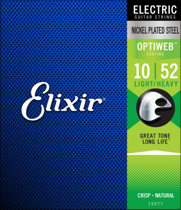 Струни Elixir Electric Optiweb Light-Heavy 10-52 (19077)