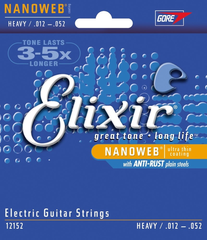 Струны Elixir Electric Nanoweb Heavy 12-52 (12152)