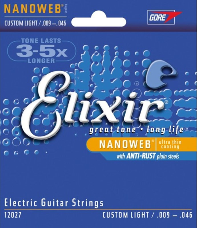 Струны Elixir Electric Nanoweb Custom Light 9-46 (12027)