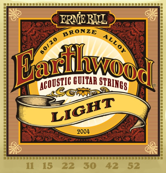 Струны Ernie Ball Earthwood 80/20 Bronze Silk 11-52 (P02045)