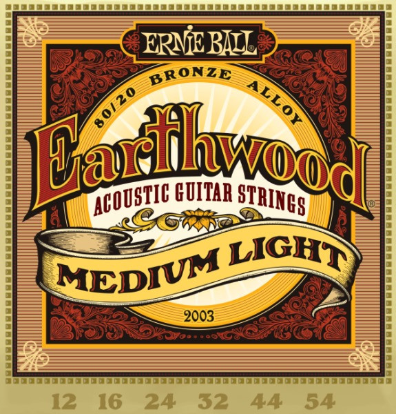 Струны Ernie Ball Earthwood 80/20 Bronze 12-54 (P02003)