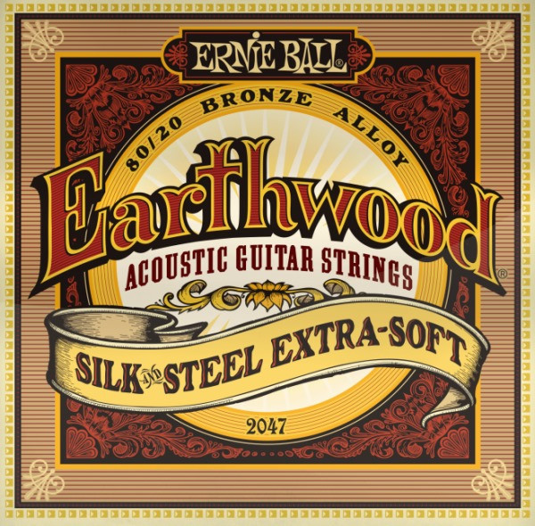 Струны Ernie Ball Earthwood 80/20 Bronze Silk 10-50 (P02047)