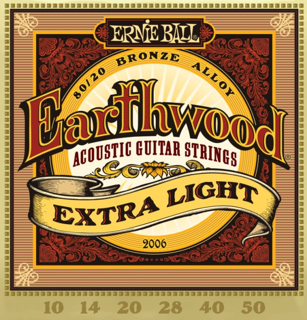 Струны Ernie Ball Earthwood 80/20 Bronze 10-50 (P02006)