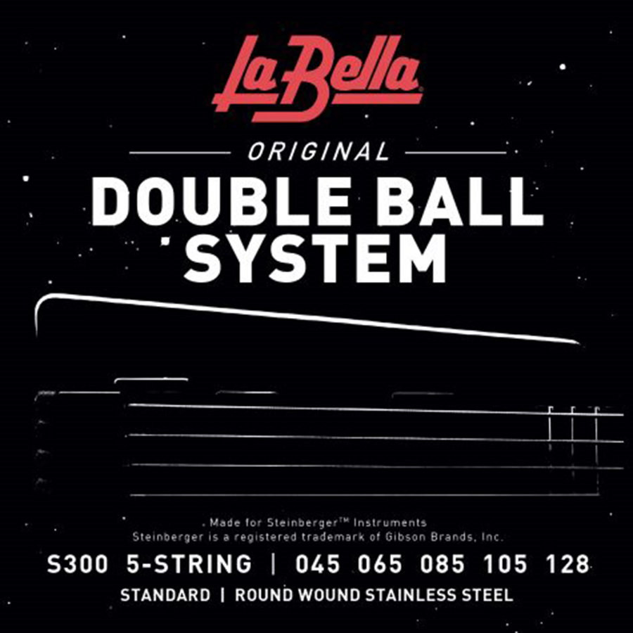 Струны La Bella Double Ball Steinberger Bass 5-Strings 45-128 (S300)