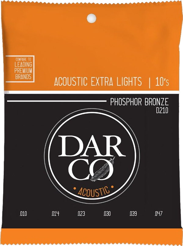 Струни Martin Darco Acoustic Phosphor Bronze 10-47 (D210)