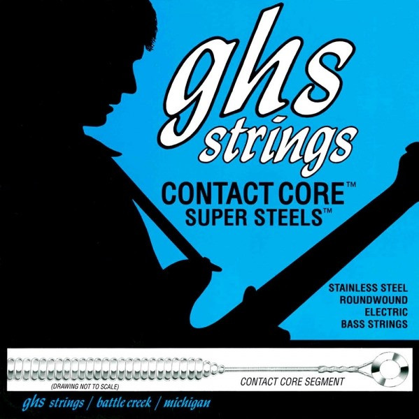 Струны GHS Contact Core Super Steels 45-129 (5MCC)