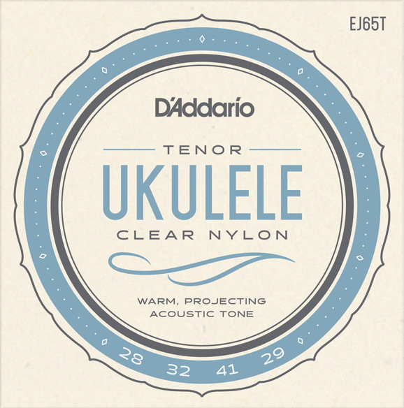 Струны DAddario Clear Nylon Ukulele Tenor (EJ65T)