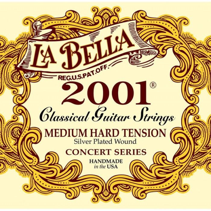 Струны La Bella Classical Silver Plated Medium Hard Tension (2001MH)