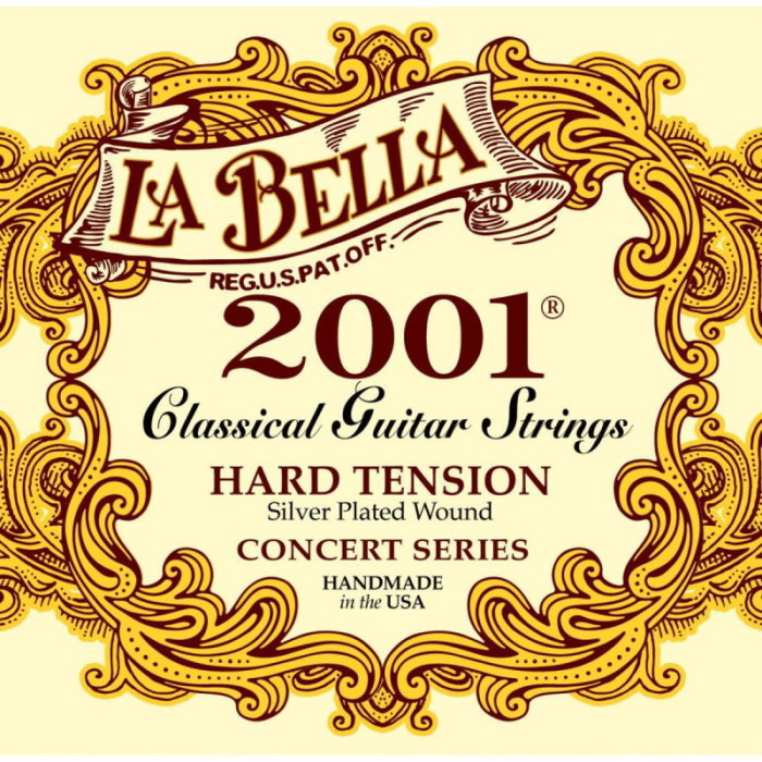 Струны La Bella Classical Silver Plated Hard Tension (2001H)