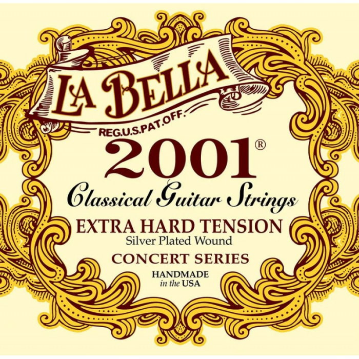 Струны La Bella Classical Silver Plated Extra Hard Tension (2001XH)