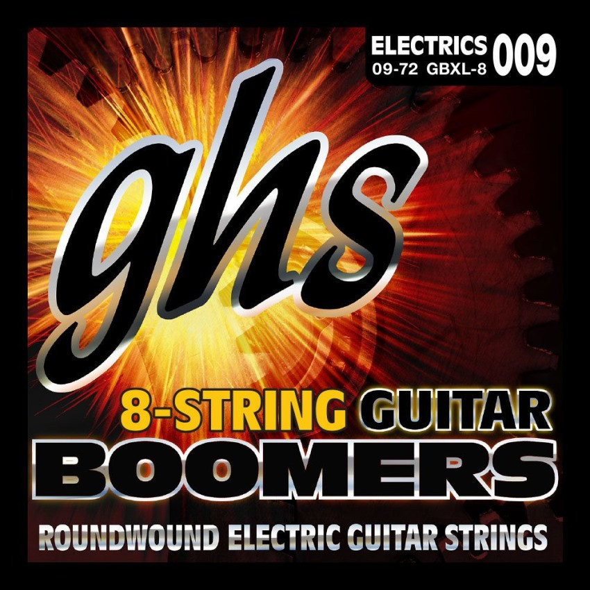 Струни GHS Boomers 8-String 9-72 (GBXL-8)