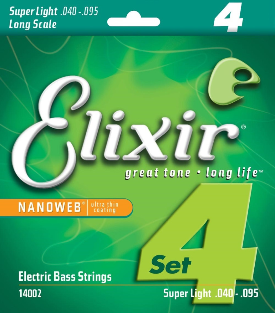 Струны Elixir Bass Nanoweb 40-95 (14002)