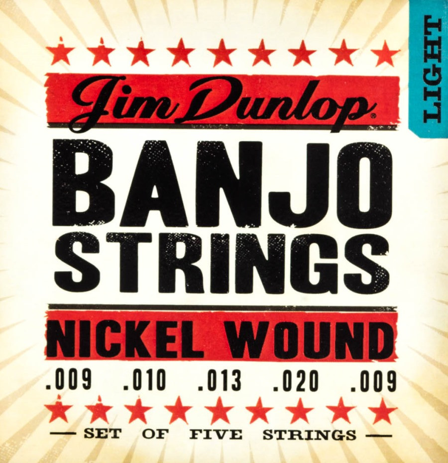 Струни Dunlop Banjo Nickel Wound Light 9-20 (DJN0920)