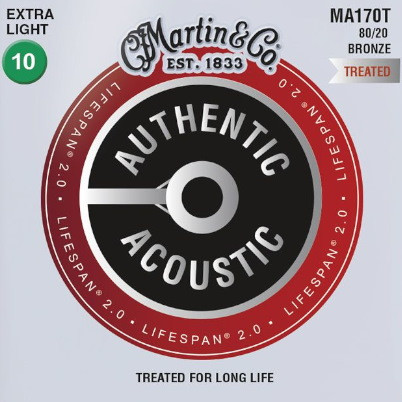 Струны Martin Authentic Acoustic Lifespan 2.0 Bronze 10-47 (MA170T)