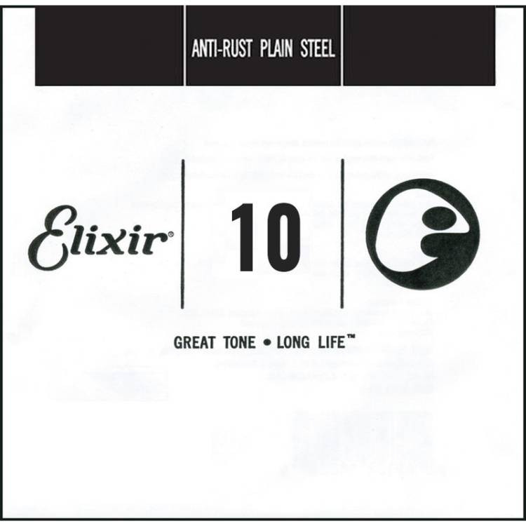 Струны Elixir Anti-Rust Plain Steel Single 10 (13010)