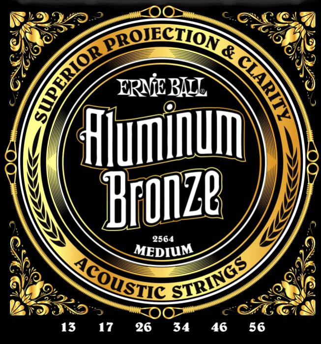Струни Ernie Ball Aluminum Bronze 13-56 (2564)