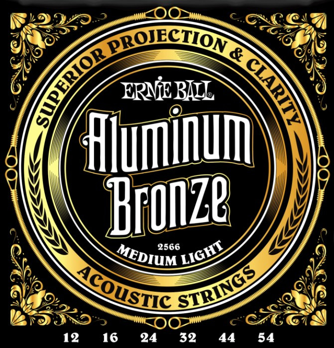 Струни Ernie Ball Aluminum Bronze 12-54 (2566)