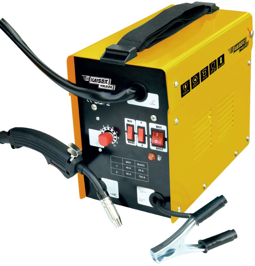 Зварювальний напівавтомат-інвертор Kaiser ARC-FLUX-120