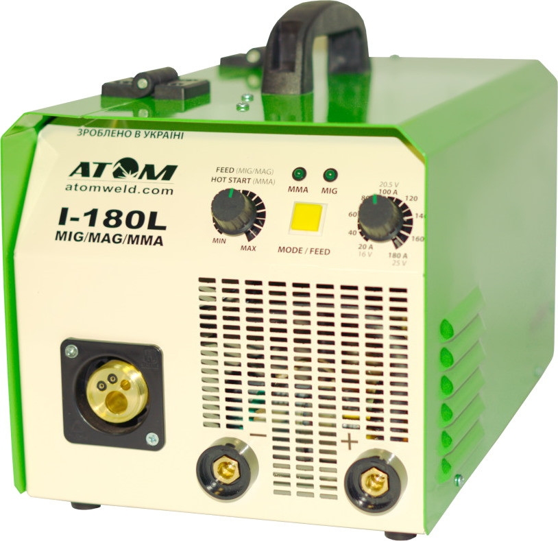 Зварювальний напівавтомат-інвертор Atom I-180L MIG/MAG/MMA