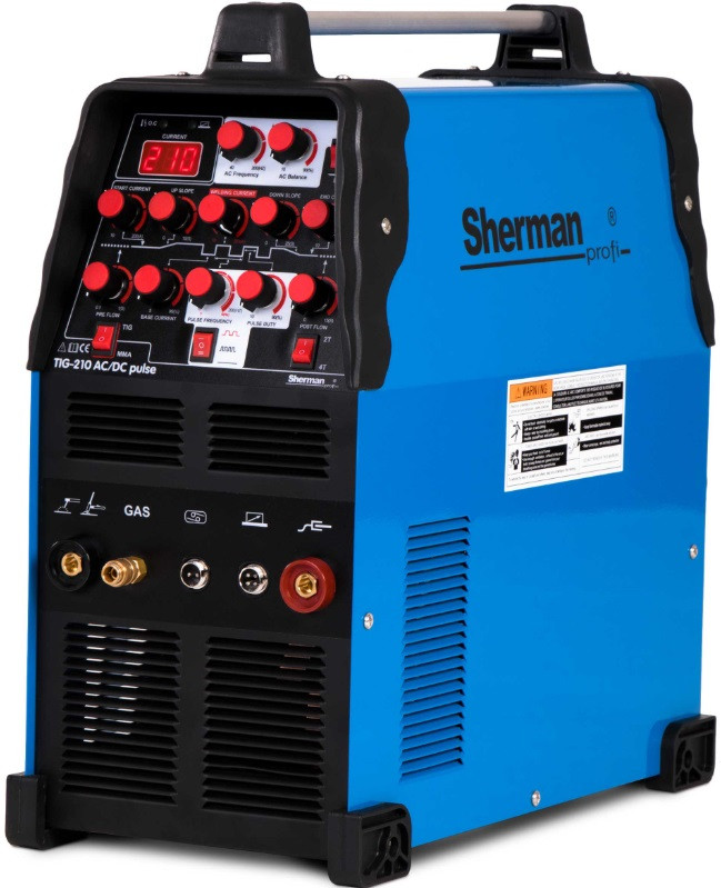 Сварочный инвертор Sherman TIG 210 AC/DC Pulse