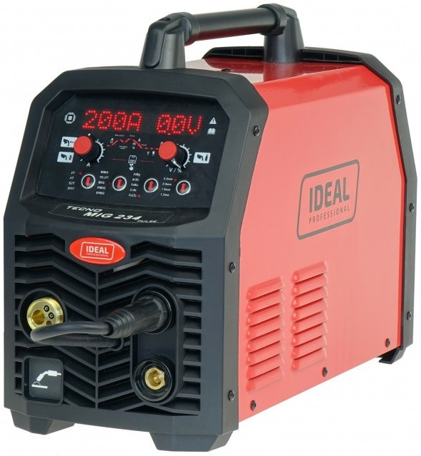 Зварювальний напівавтомат-інвертор IDEAL Tecno MIG 234 Pulse 4x4
