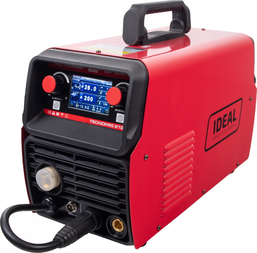 Зварювальний напівавтомат-інвертор IDEAL Tecno MIG 212 LCD Synergic