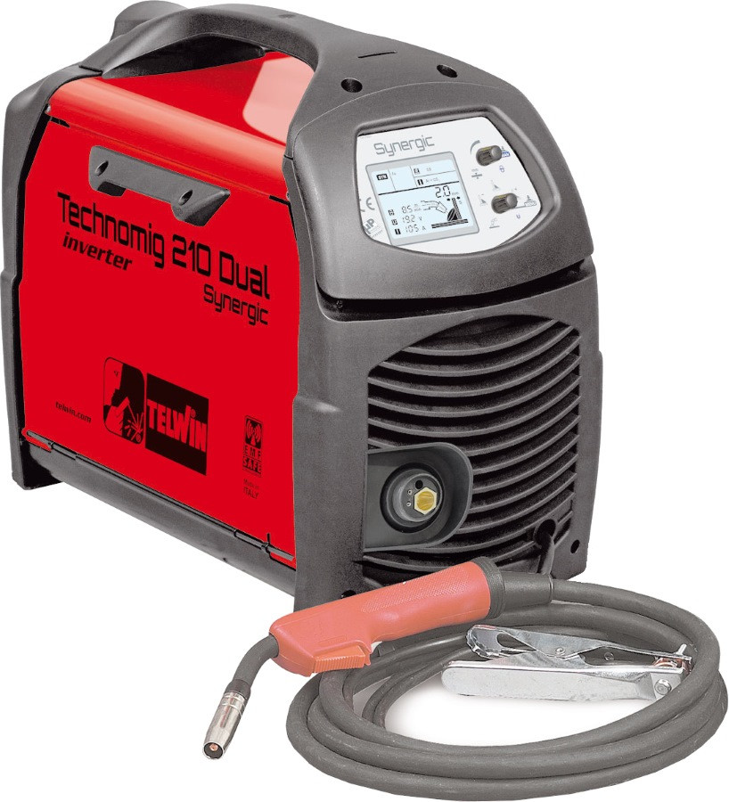 Зварювальний напівавтомат-інвертор Telwin Technomig 210 Dual Synergic