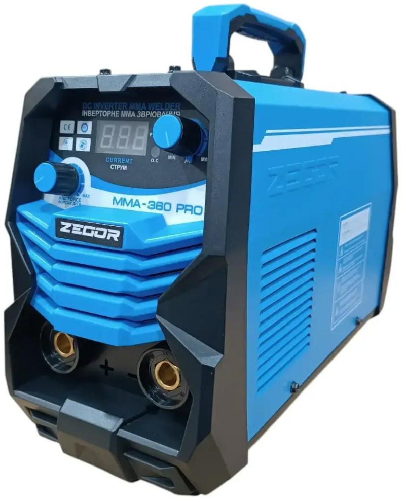 Зварювальний інвертор ZEGOR MMA-360 Pro