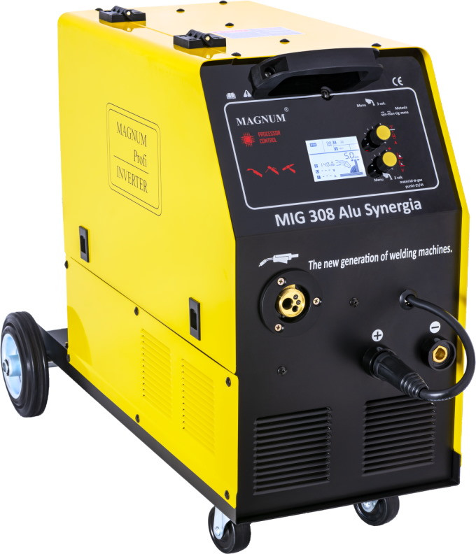 Зварювальний напівавтомат-інвертор Magnum MIG 308 Alu Synergia