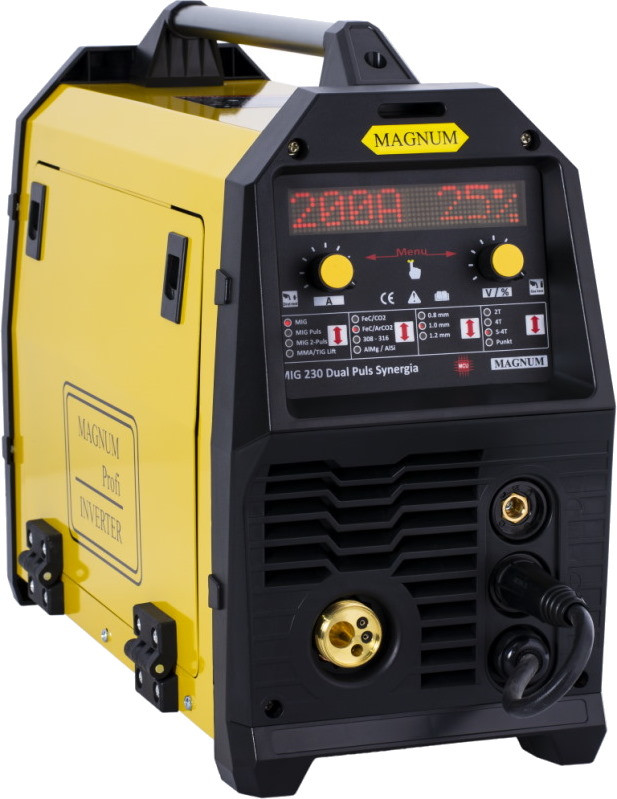 Зварювальний напівавтомат-інвертор Magnum MIG 230 Dual Puls Synergia