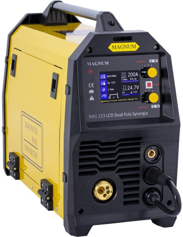 Зварювальний напівавтомат-інвертор Magnum MIG 223 LCD Dual Puls Synergia