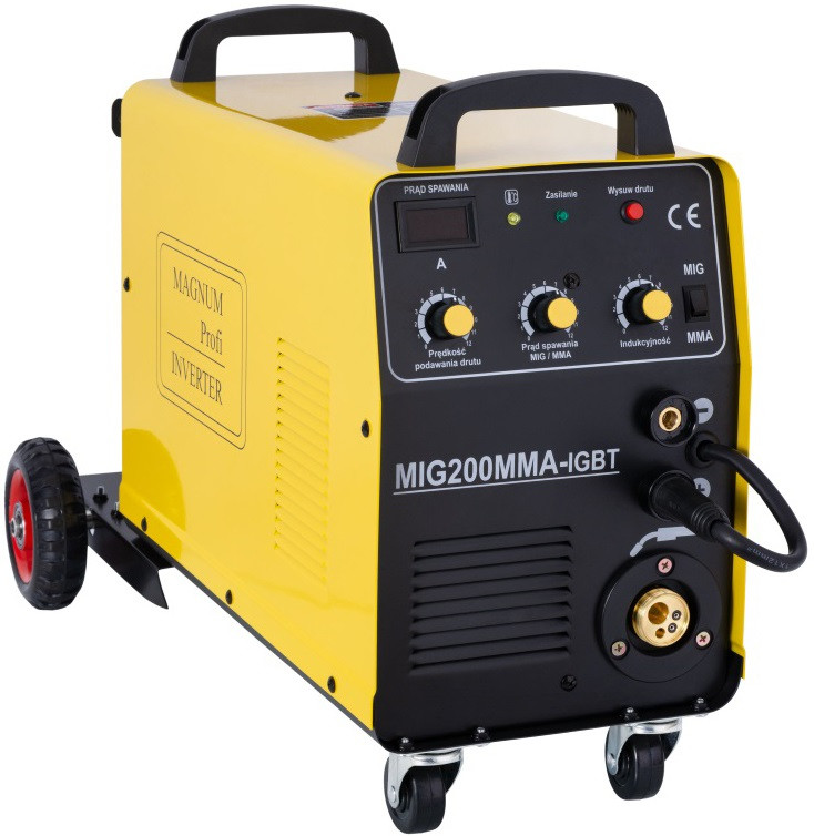 Зварювальний напівавтомат-інвертор Magnum MIG 200 MMA (KN)