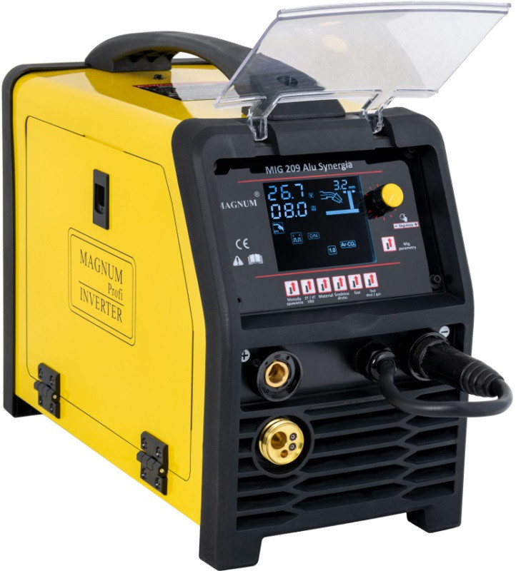 Зварювальний напівавтомат-інвертор Magnum MIG 209 Alu Synergia