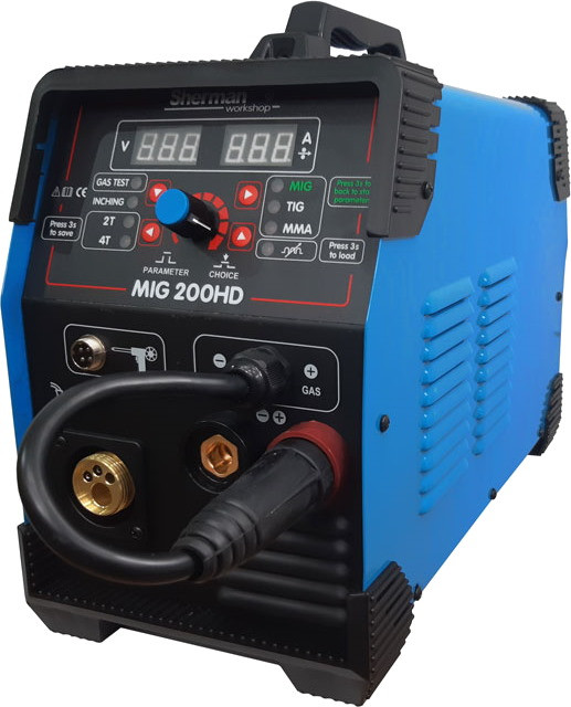 Зварювальний напівавтомат-інвертор Sherman MIG 200 HD